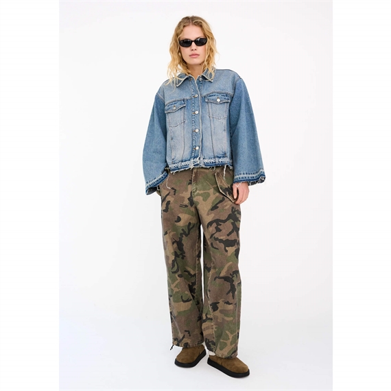 Ivy Copenhagen Penny Parachute Bukser, Camouflage